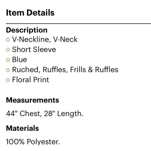 Max Studio size large boho short sleeve ruffle top - Picture 4 of 5